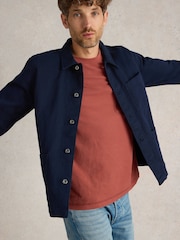 White Stuff Blue Kynman Workwear Jacket - Image 3 of 6