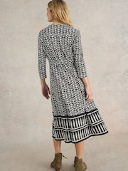 White Stuff Black Mia Jersey Dress - Image 2 of 6