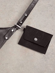 White Stuff Black Fern Leather Crossbody Bag - Image 5 of 5