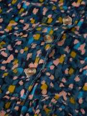 White Stuff Blue Naya Jersey Dress - Image 6 of 6