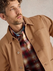 White Stuff Brown Kynman Workwear Jacket - Image 3 of 6