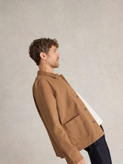 White Stuff Brown Kynman Workwear Jacket - Image 4 of 6