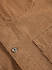 White Stuff Brown Kynman Workwear Jacket - Image 6 of 6