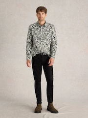 White Stuff Black Hawthorn Bird Printed Shirt - Image 1 of 6