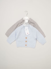 Rock-A-Bye Baby Boutique Knitted Cardigans 2 Pack - Image 2 of 5