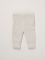 Rock-A-Bye Baby Boutique 100% Cotton True Knit Cardigan with Sherpa Lining and Double Knit Trousers Outfit Set - Image 4 of 5