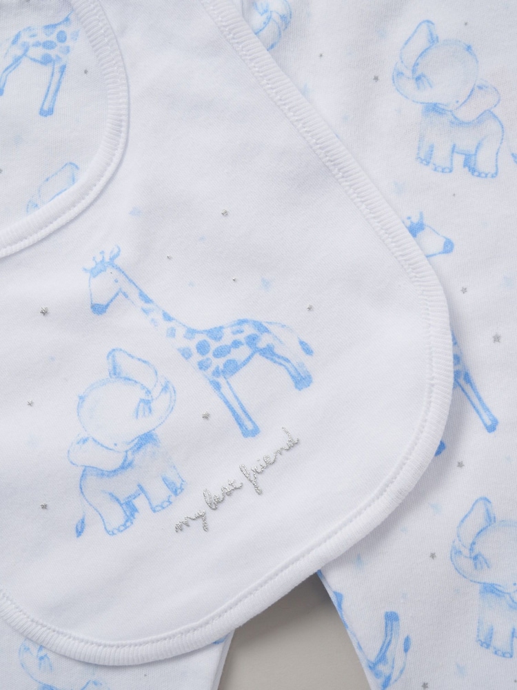 Rock-A-Bye Baby Boutique 100% Cotton 6 Piece Gift Set - Image 2 of 6