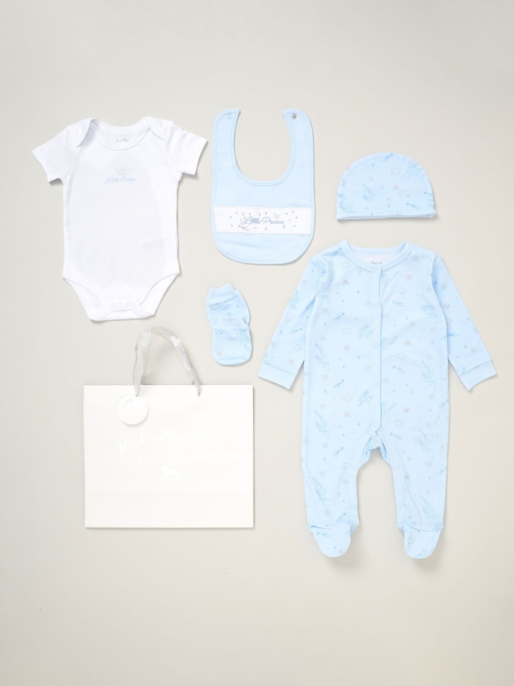 Rock-A-Bye Baby Boutique 100% Cotton 5 Piece Gift Set - Image 1 of 6