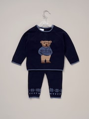 Rock-A-Bye Baby Boutique 100% Cotton True Knit Rabbit Jumper and Leggings Set - Imagen 2 de 3