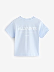 smALLSAINTS Light Blue Oversized Younger Boys Underground Crew T-Shirt - Image 6 of 8