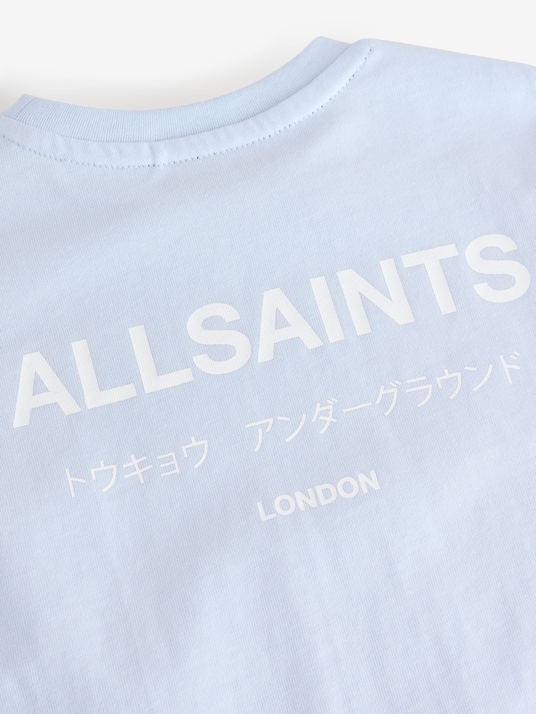 smALLSAINTS Light Blue Oversized Younger Boys Underground Crew T-Shirt - Image 8 of 8