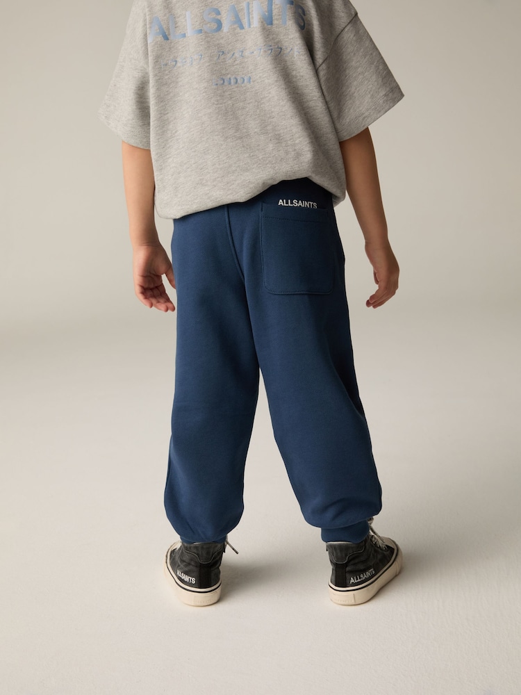 smALLSAINTS Navy Younger Boys Underground Straight Cuffed Joggers - Image 2 of 6