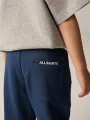 smALLSAINTS Navy Younger Boys Underground Straight Cuffed Joggers - Image 3 of 6