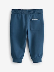 smALLSAINTS Navy Younger Boys Underground Straight Cuffed Joggers - Image 5 of 6