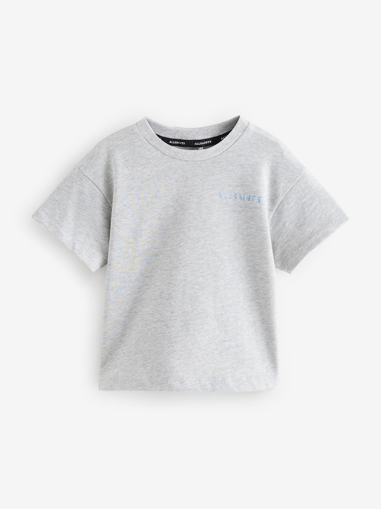 Lichtgrijs - smALLSAINTS Oversized Younger Boys Underground Crew T-Shirt - Image 4 of 7