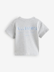 smALLSAINTS Light Grey Oversized Younger Boys Underground Crew T-Shirt - Image 5 of 7