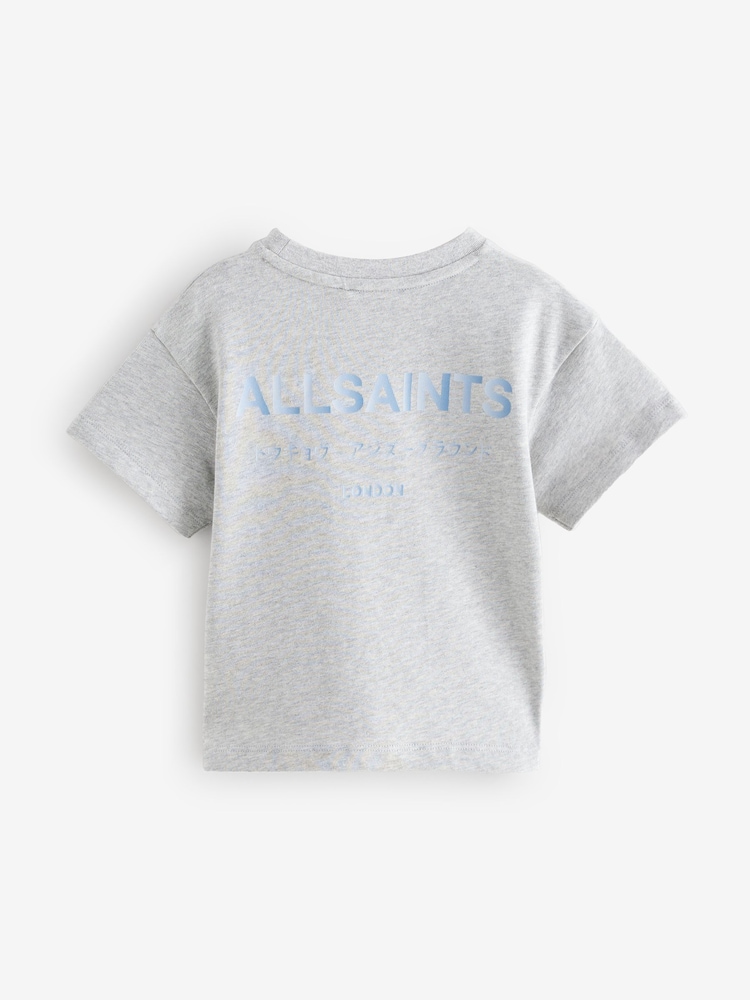 Lichtgrijs - smALLSAINTS Oversized Younger Boys Underground Crew T-Shirt - Image 5 of 7