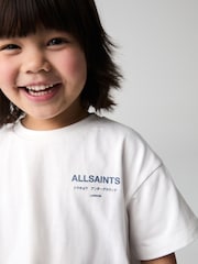 smALLSAINTS White Oversized Younger Boys Underground Crew T-Shirt - Image 2 of 7