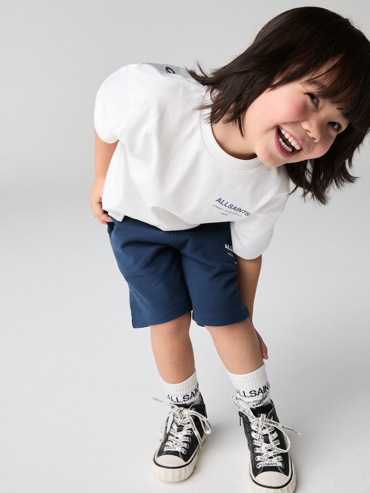 Blanc - T-shirt smALLSAINTS oversize Underground Crew pour jeune garçon - Image 3 of 7
