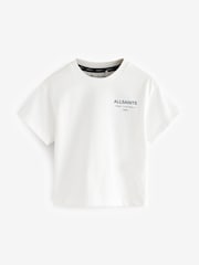 smALLSAINTS White Oversized Younger Boys Underground Crew T-Shirt - Image 4 of 7