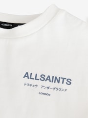 smALLSAINTS White Oversized Younger Boys Underground Crew T-Shirt - Image 6 of 7