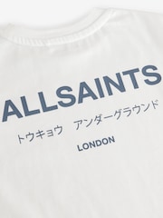 smALLSAINTS White Oversized Younger Boys Underground Crew T-Shirt - Image 7 of 7