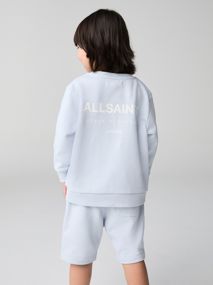 smALLSAINTS Younger Boys Oversized Underground Sweatshirt and Shorts Set - Image 3 of 5