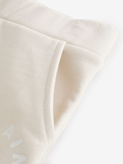 smALLSAINTS Natural Younger Boys Tierra 100% Cotton T-Shirt and Sweat Shorts Set - Image 10 of 10