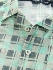 smALLSAINTS Multi Younger Boys Big Sur Checked 100% Cotton Shirt and Shorts Set - Image 8 of 10