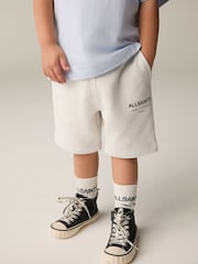 smALLSAINTS Natural Younger Boys Underground 100% Cotton Sweat Shorts - Image 1 of 8