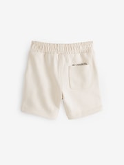 smALLSAINTS Natural Younger Boys Underground 100% Cotton Sweat Shorts - Image 4 of 8