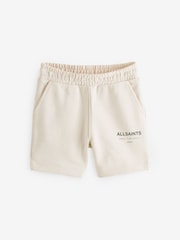 smALLSAINTS Natural Younger Boys Underground 100% Cotton Sweat Shorts - Image 5 of 8