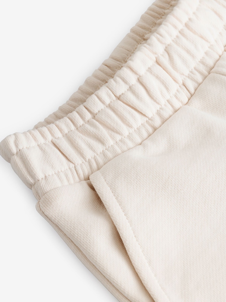 smALLSAINTS Natural Younger Boys Underground 100% Cotton Sweat Shorts - Image 7 of 8
