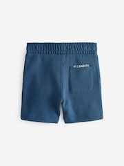 smALLSAINTS Navy Younger Boys Underground 100% Cotton Sweat Shorts - Image 6 of 8
