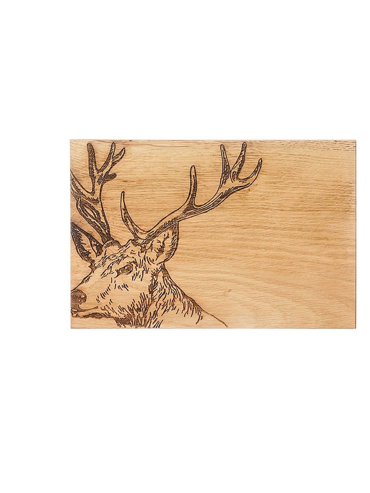 Selbrae House Oak Stag Serving Board - Image 2 of 2 Selbrae House Oak Stag Serving Board - Image 2 of 2