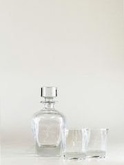 Selbrae House Clear Golf Decanter and Glass Set - Image 2 of 4