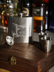 Selbrae House Fishing Hip Flask & Cup Set - Изображение 1 из 3