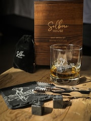 The Just Slate Company Grey Drinks Set - Golf - Image 1 of 3