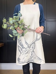 Selbrae House Linen Stag Adult Apron - Image 1 of 2