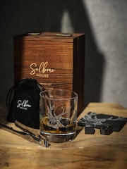 Набор для напитков с оленем Selbrae - Image 1 of 2