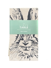 Selbrae House Linen Hare Table Runner - Image 2 of 2
