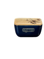 Selbrae House Blue Bee Butter Dish - Image 2 of 2