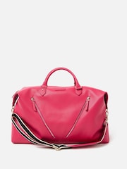 Oliver Bonas Pink Olivia Raspberry Weekend Bag - Image 1 of 7
