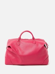Oliver Bonas Pink Olivia Raspberry Weekend Bag - Image 3 of 7