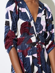 Oliver Bonas Abstract Print Midi Dress - Изображение 2 из 8