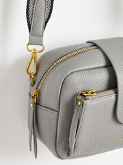 Oliver Bonas Grey Charlee Chevron Cross-Body Bag - Image 5 of 6