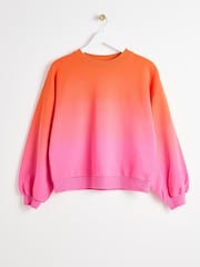 Oliver Bonas Ombre 100% Baumwoll-Sweatshirt - Bild 1 von 5