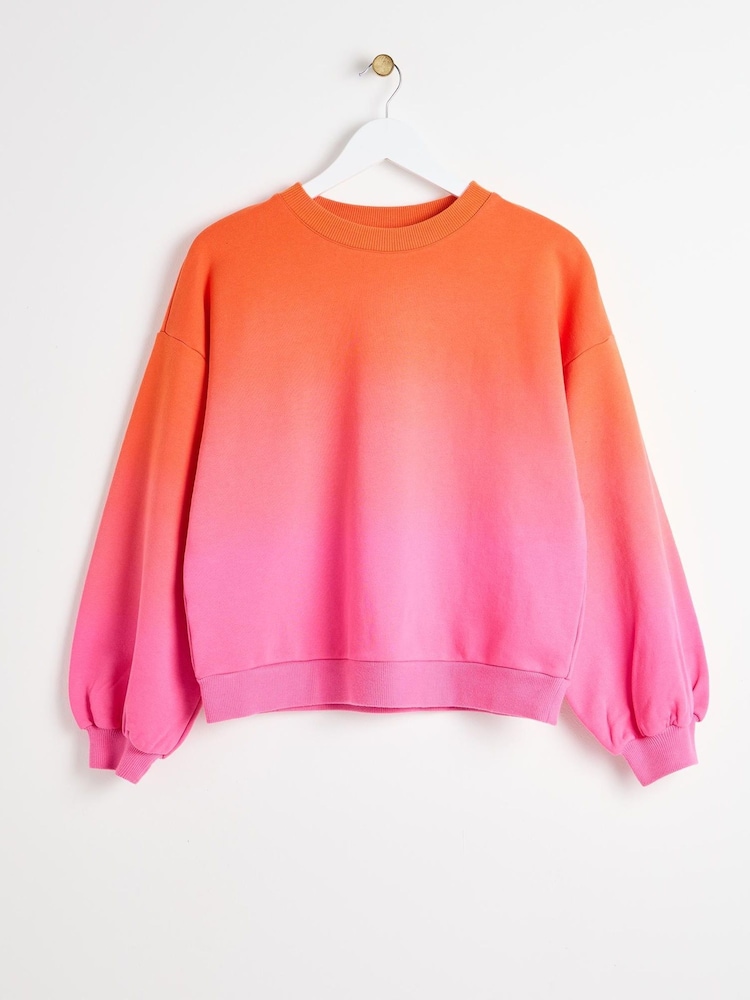 Oliver Bonas Ombre 100% Baumwoll-Sweatshirt - Bild 1 von 5