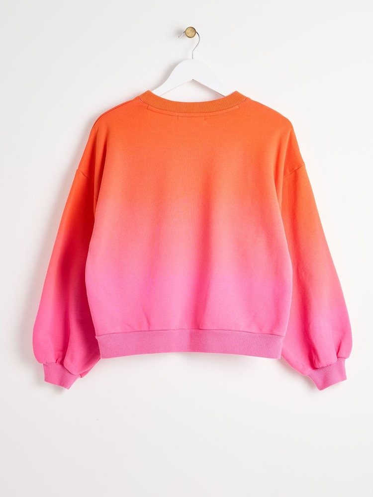 Oliver Bonas Ombre 100% Baumwoll-Sweatshirt - Bild 2 von 5