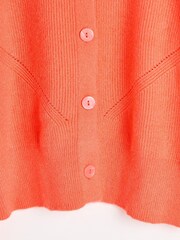 Oliver Bonas Pink Coral Knitted Cardigan - Image 6 of 6